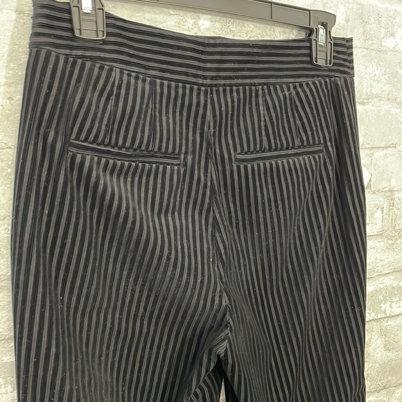 Frame Velvet Striped Cropped Pants - Picture 5 of 8